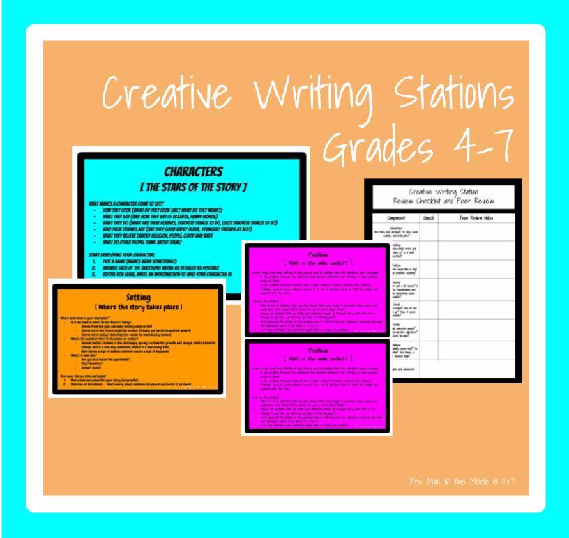 Creative Writing Centers (Grades 4-7) (5)